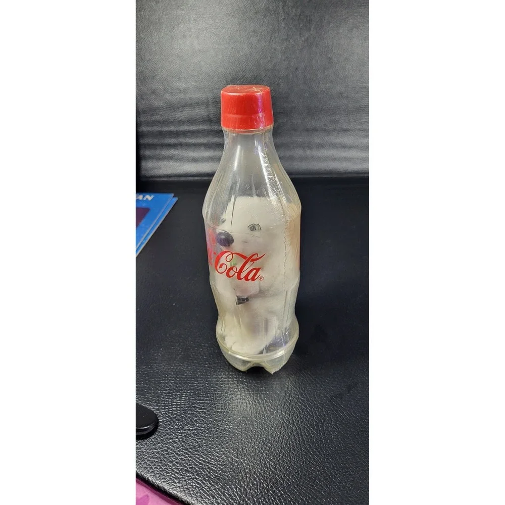 Coca-Cola‎ Collectible Polar Bear in Bottle Coin Bank Unopened Sealed New